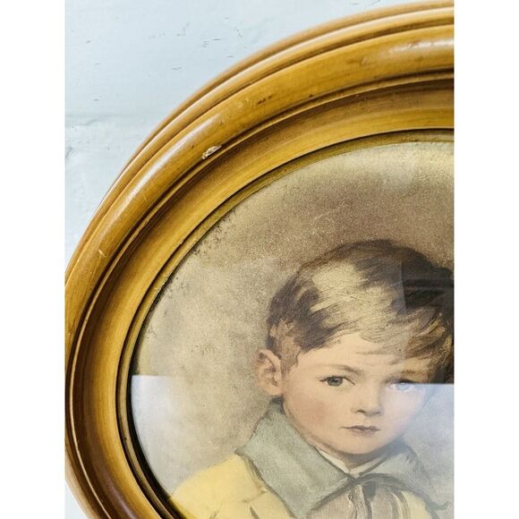 Vintage Framed Prints of Charlotte and Peter by Sidney Bell & Arthur Garrett - Picture 3 of 16